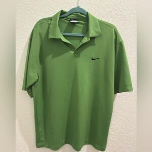 Nike Men's Green Polo golf Shirt